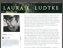 Tablet Screenshot of lauraeludtke.com